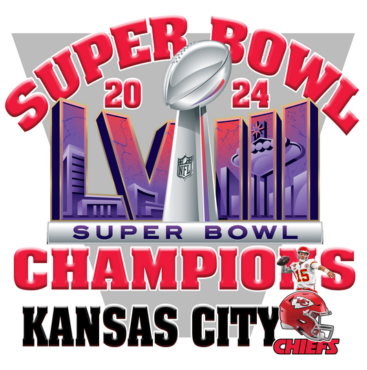 "KC Super Bowl Champions 2" DTF Transfer
