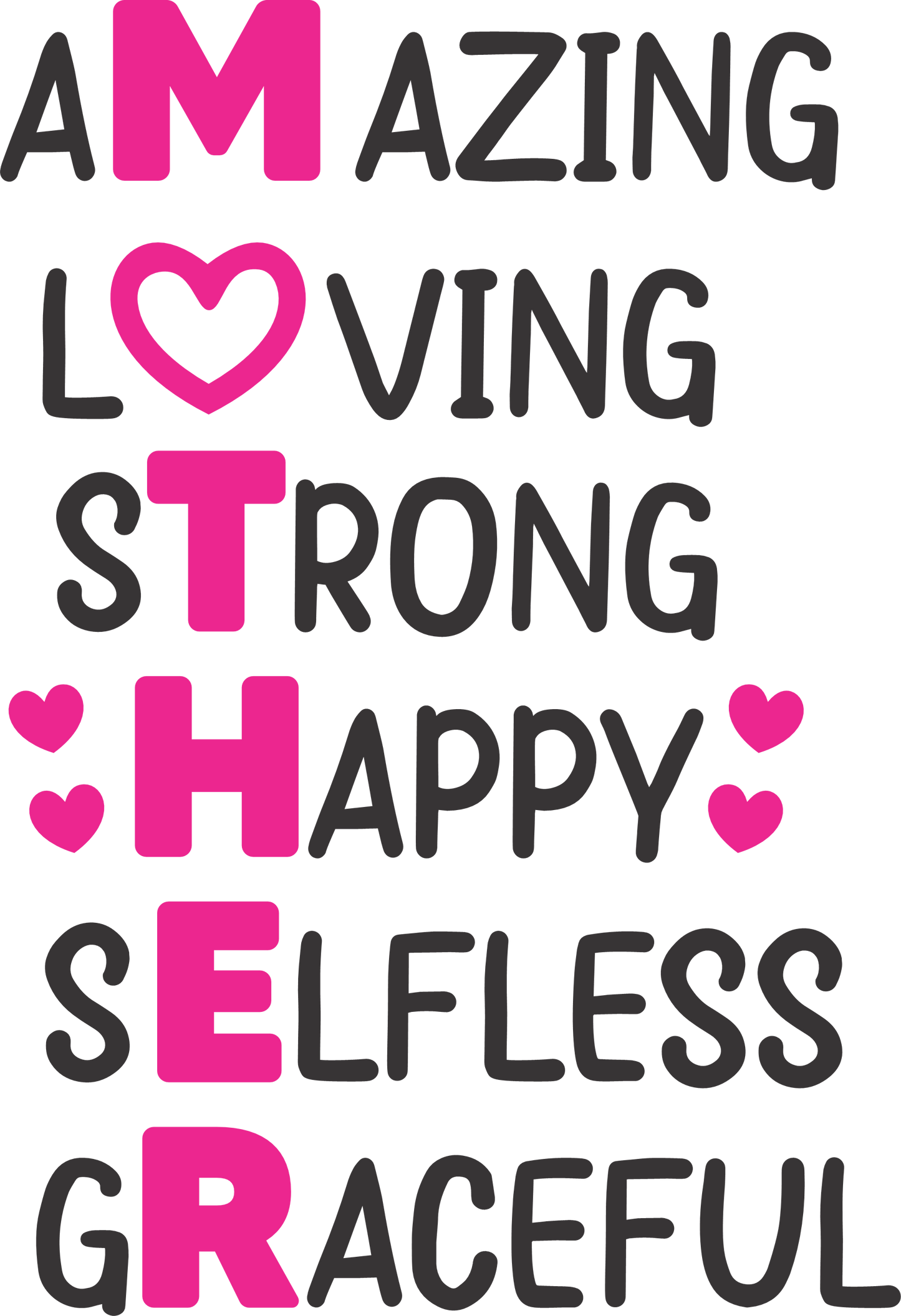 MD25 -3 MOTHERS - WORDS