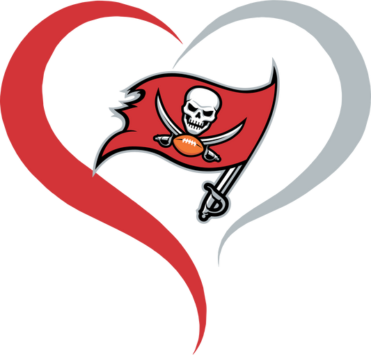 PO25 -24 BUCCANEERS HEART