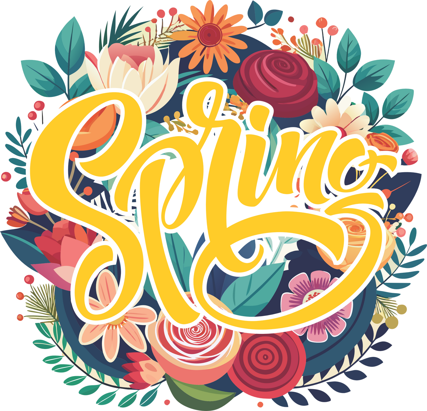 SEF 26 - SPRING FLORAL WREATH