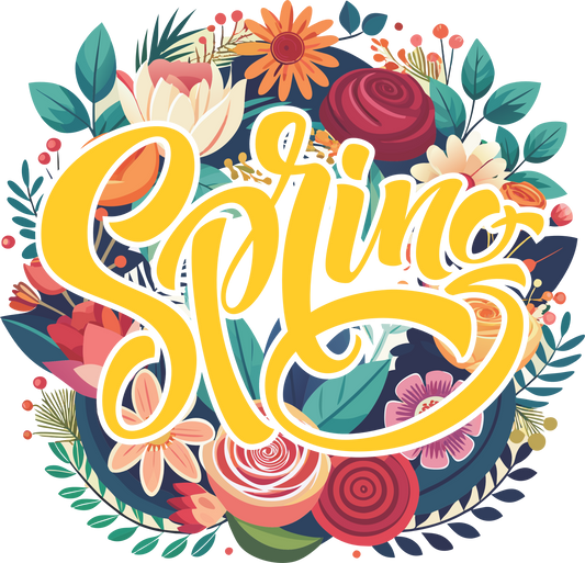 SEF 26 - SPRING  FLORAL WREATH