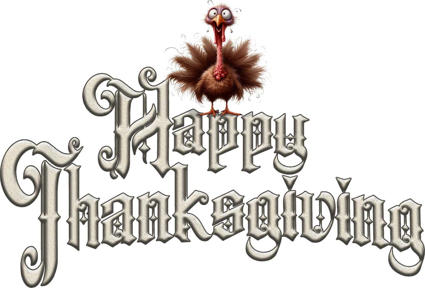 TA51 HAPPY THANKSGIVING TURKEY