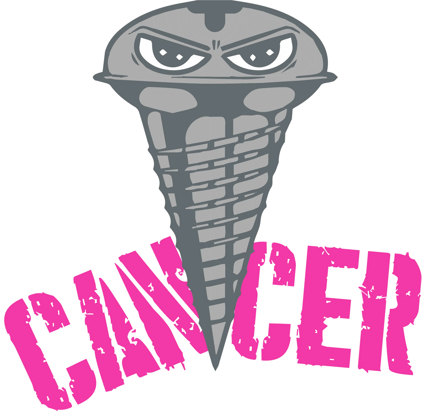 BC10 - SCREW CANCER, DTF Transfer, Apparel & Accessories, Ace DTF