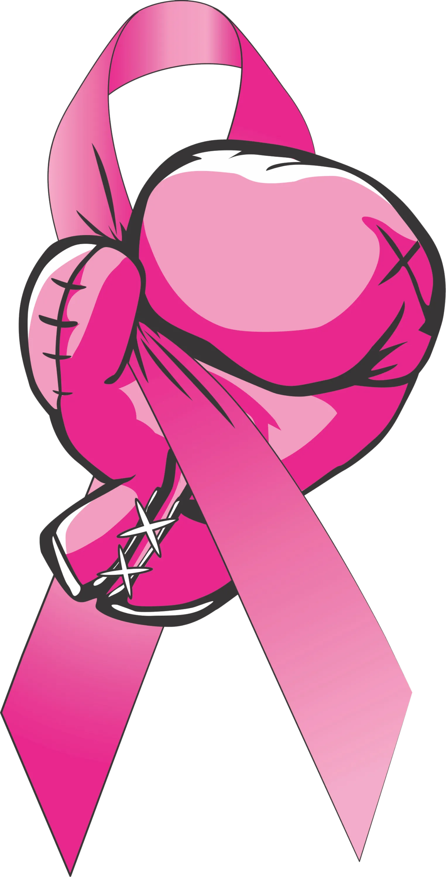 BC5 - FIGHT CANCER RIBBON, DTF Transfer, Apparel & Accessories, Ace DTF