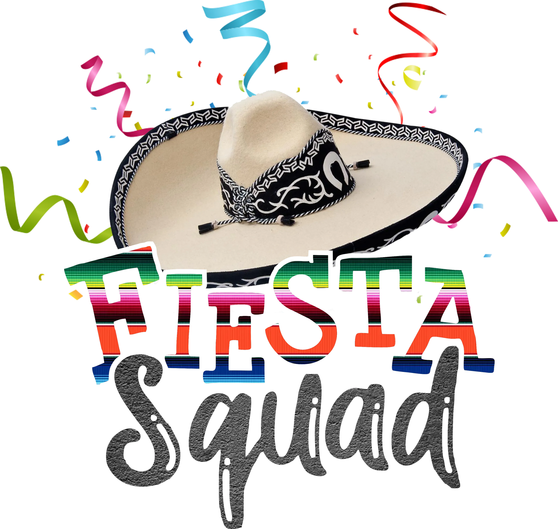 CDM13 - "Fiesta Squad" DTF Transfer, DTF Transfer, Apparel & Accessories, Ace DTF
