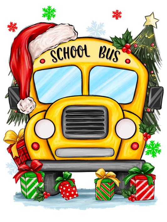 CH13 CHRISTMAS BUS, DTF Transfer, Apparel & Accessories, Ace DTF