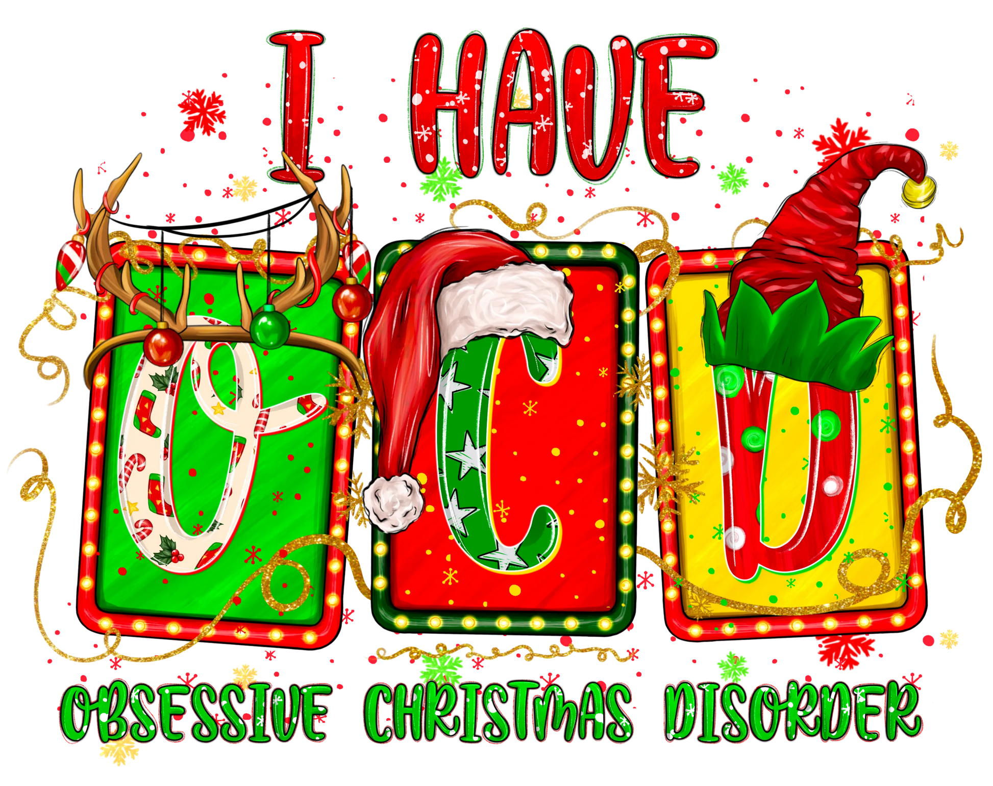 CH18 I HAVE OCD, DTF Transfer, Apparel & Accessories, Ace DTF