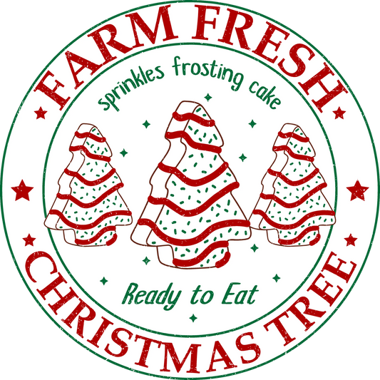 CH21 FARM FRESH TREE, DTF Transfer, Apparel & Accessories, Ace DTF