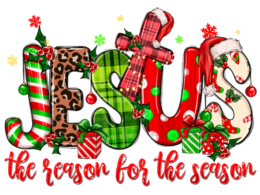 CH27 JESUS IS THE REASON, DTF Transfer, Apparel & Accessories, Ace DTF