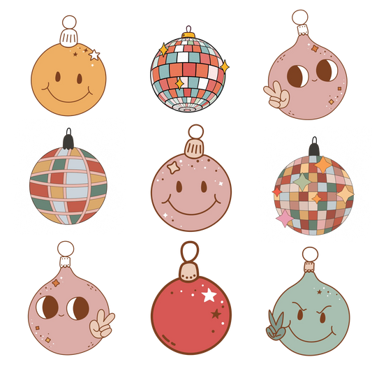 CH6 DISCO ORNAMENTS, DTF Transfer, Apparel & Accessories, Ace DTF