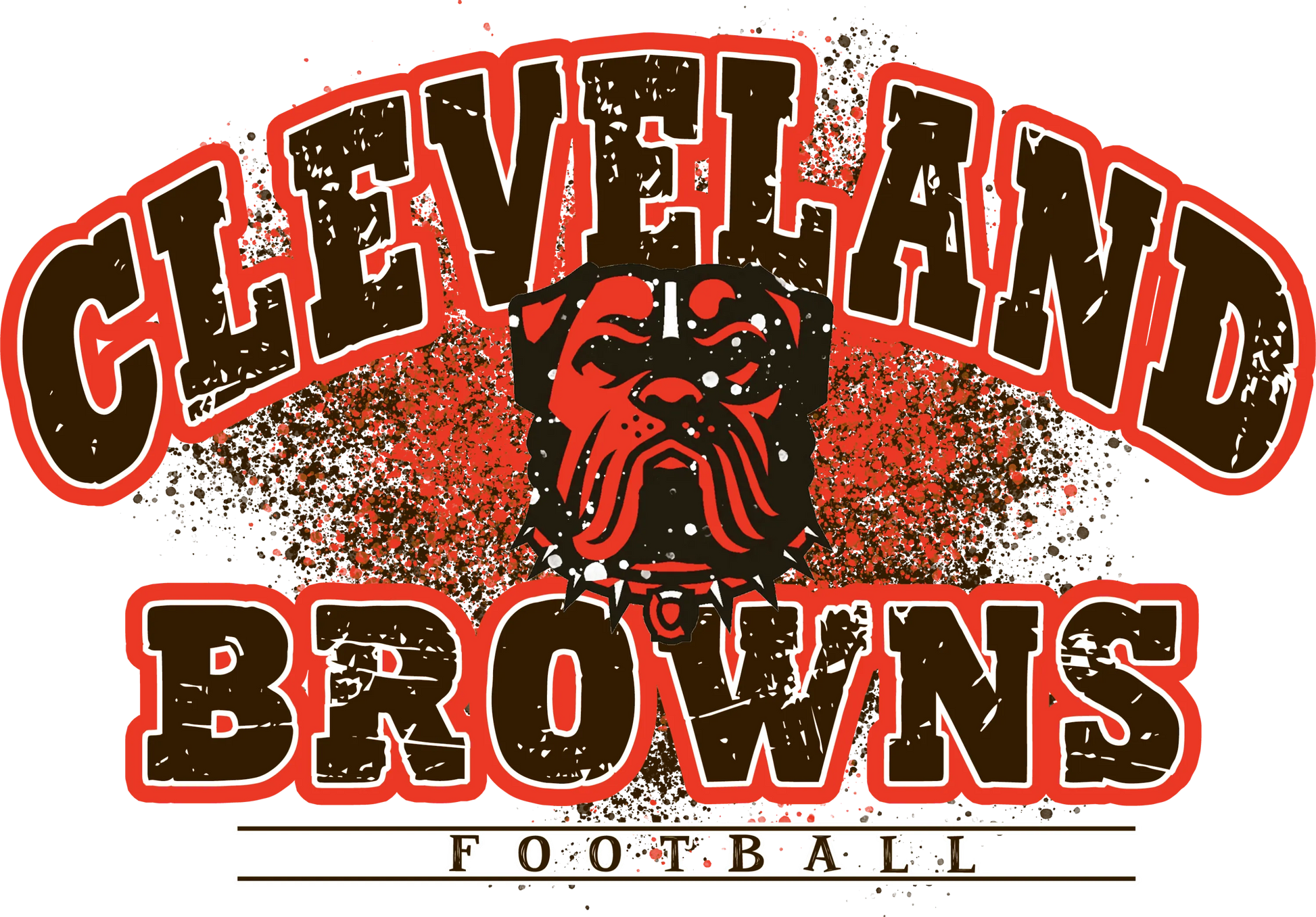 CLB15 - Browns Splatter, DTF Transfer, Apparel & Accessories, Ace DTF