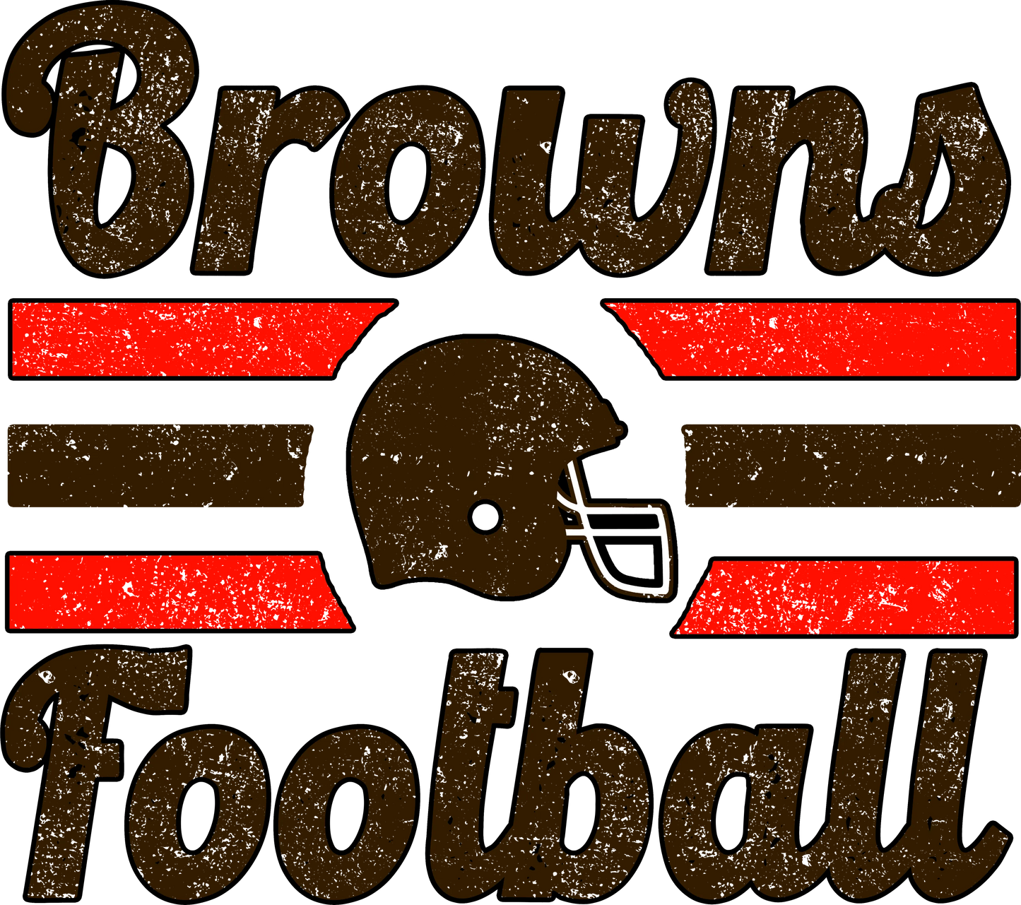 CLB8 - Browns Distressed, DTF Transfer, Apparel & Accessories, Ace DTF