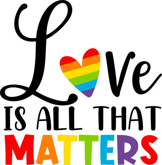 PM 15  - "Love Matters" DTF Transfer, DTF Transfer, Apparel & Accessories, Ace DTF