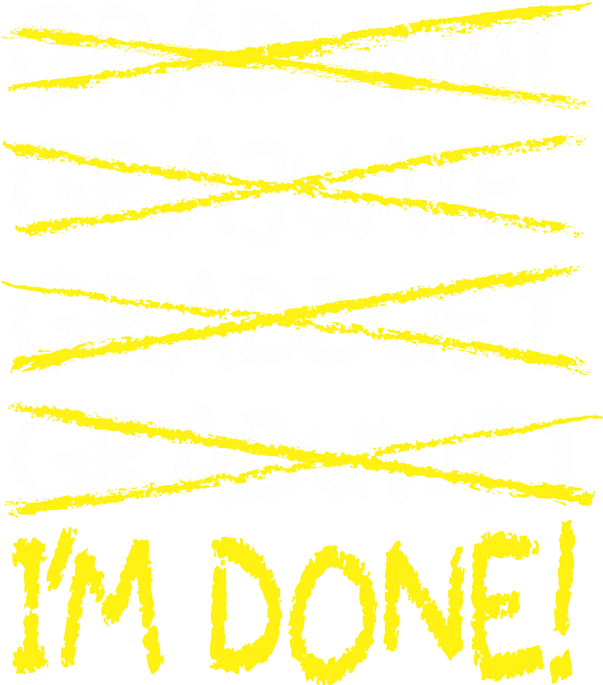 G23-2 Misspelled Grad--I'm Done, DTF Transfer, Apparel & Accessories, Ace DTF