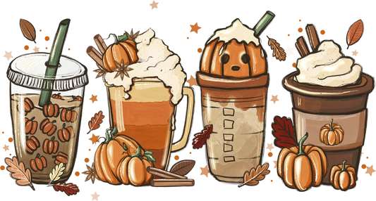 HW19 - Autumn Latte, DTF Transfer, Apparel & Accessories, Ace DTF