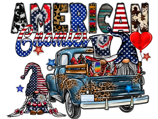 J1 - American Gnomies DTF Transfer, DTF Transfer, Apparel & Accessories, Ace DTF