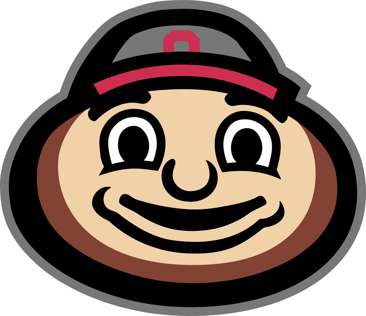OSU12 - Brutus Head, DTF Transfer, Apparel & Accessories, Ace DTF