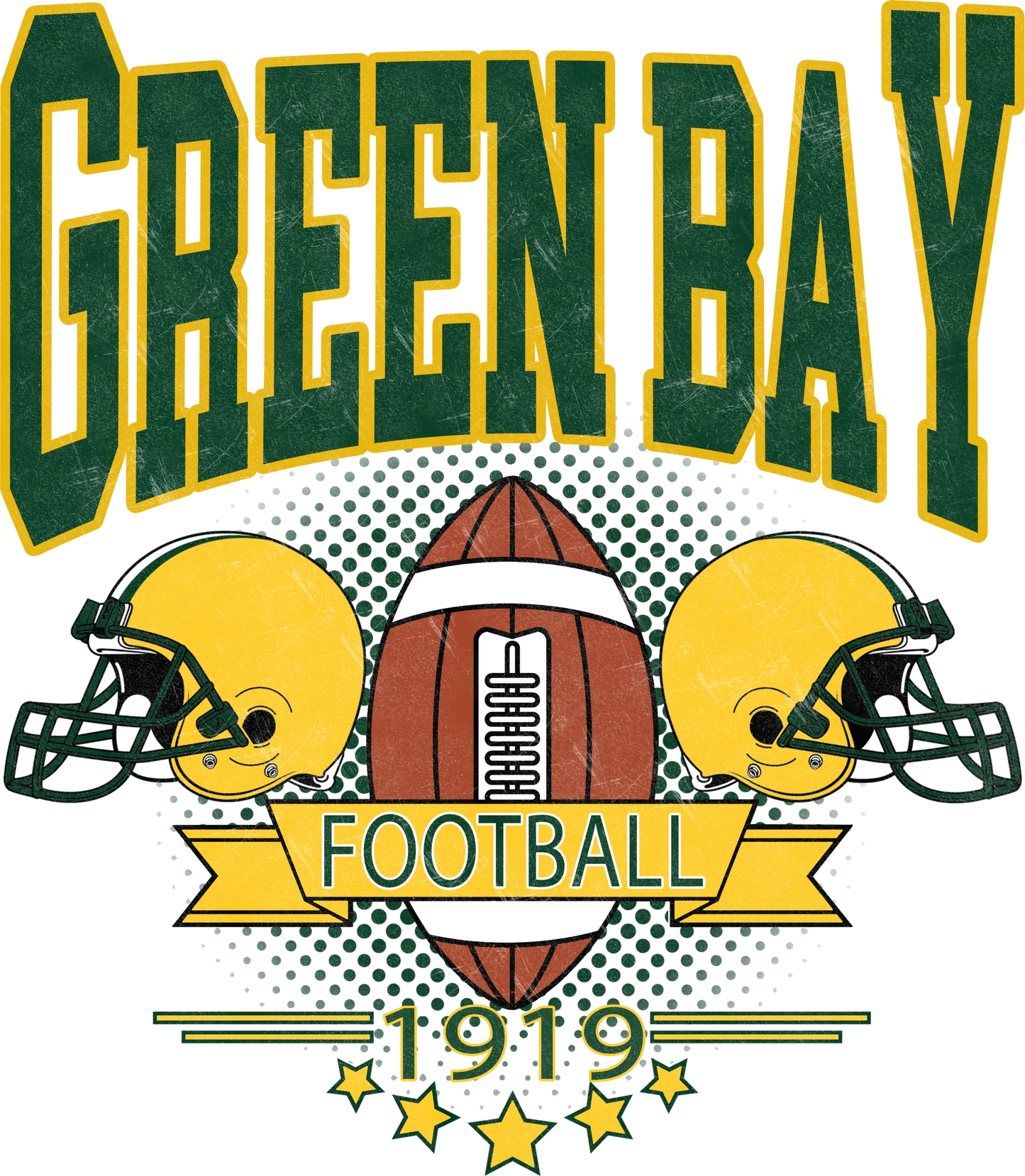 PO24-10 Green Bay 1919, DTF Transfer, Apparel & Accessories, Ace DTF