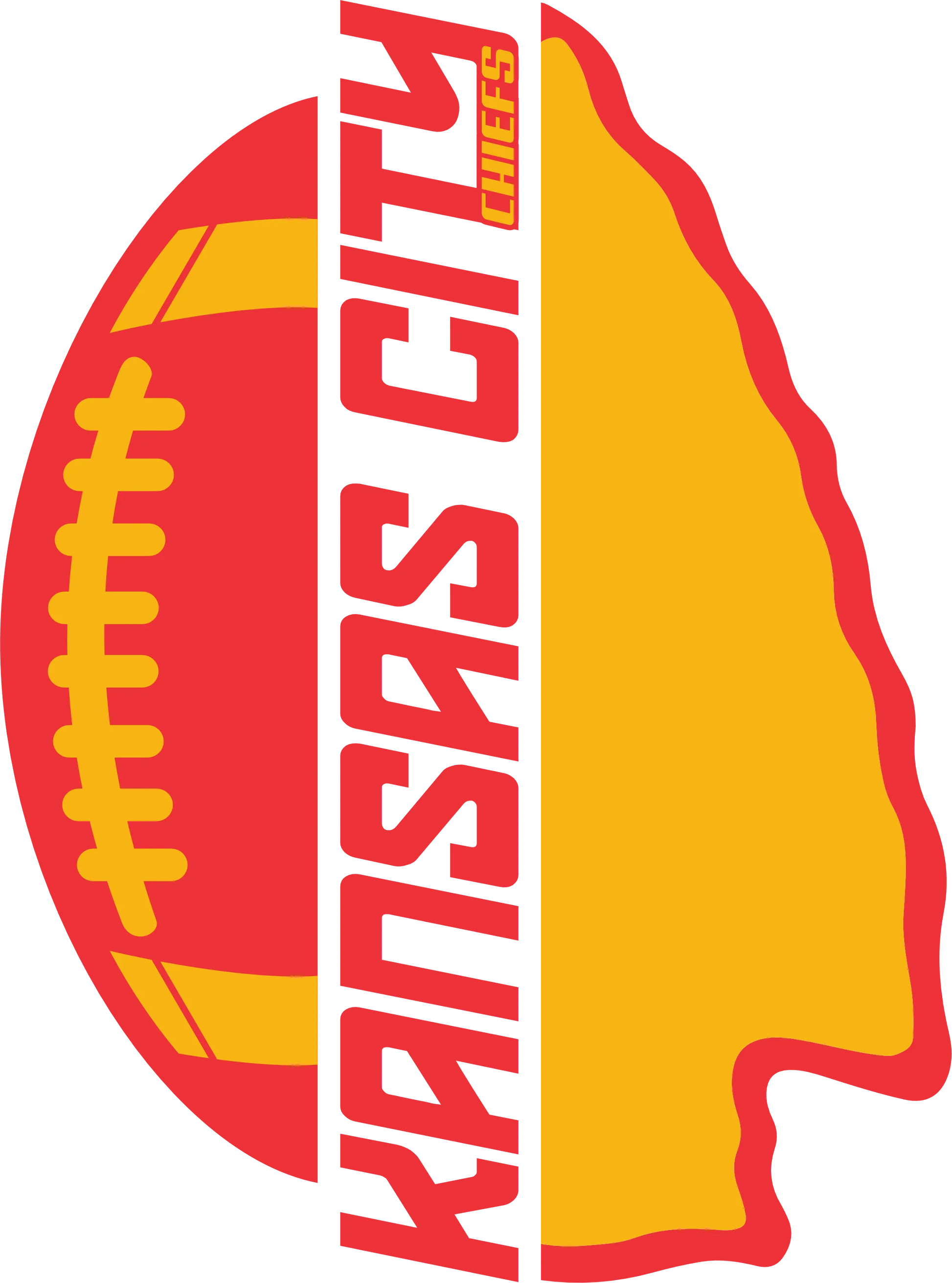 PO24-12  Kansas City Half Logos, DTF Transfer, Apparel & Accessories, Ace DTF
