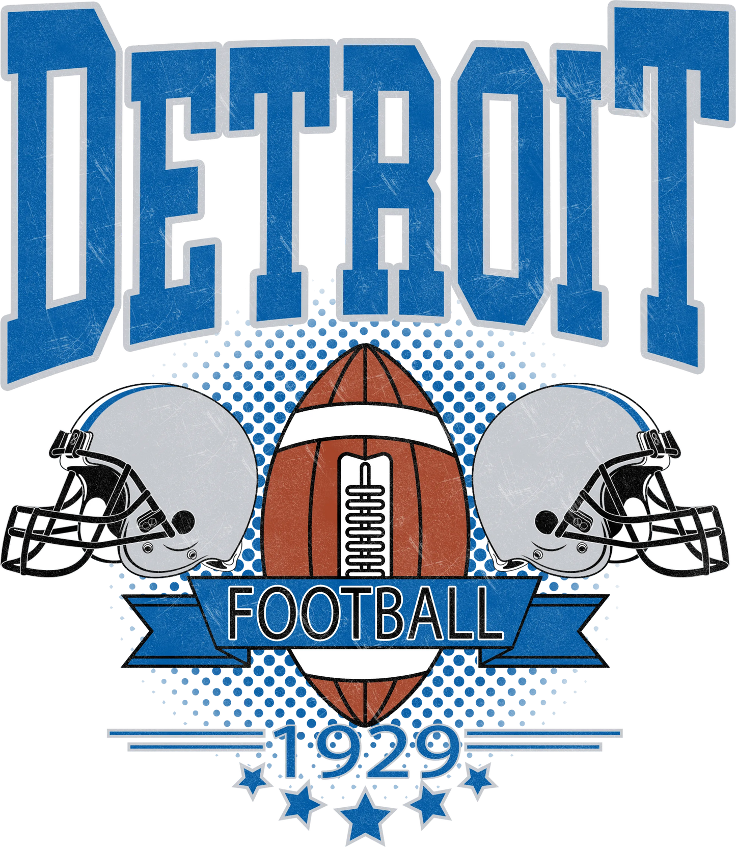 PO24-1 Detroit 1929, DTF Transfer, Apparel & Accessories, Ace DTF