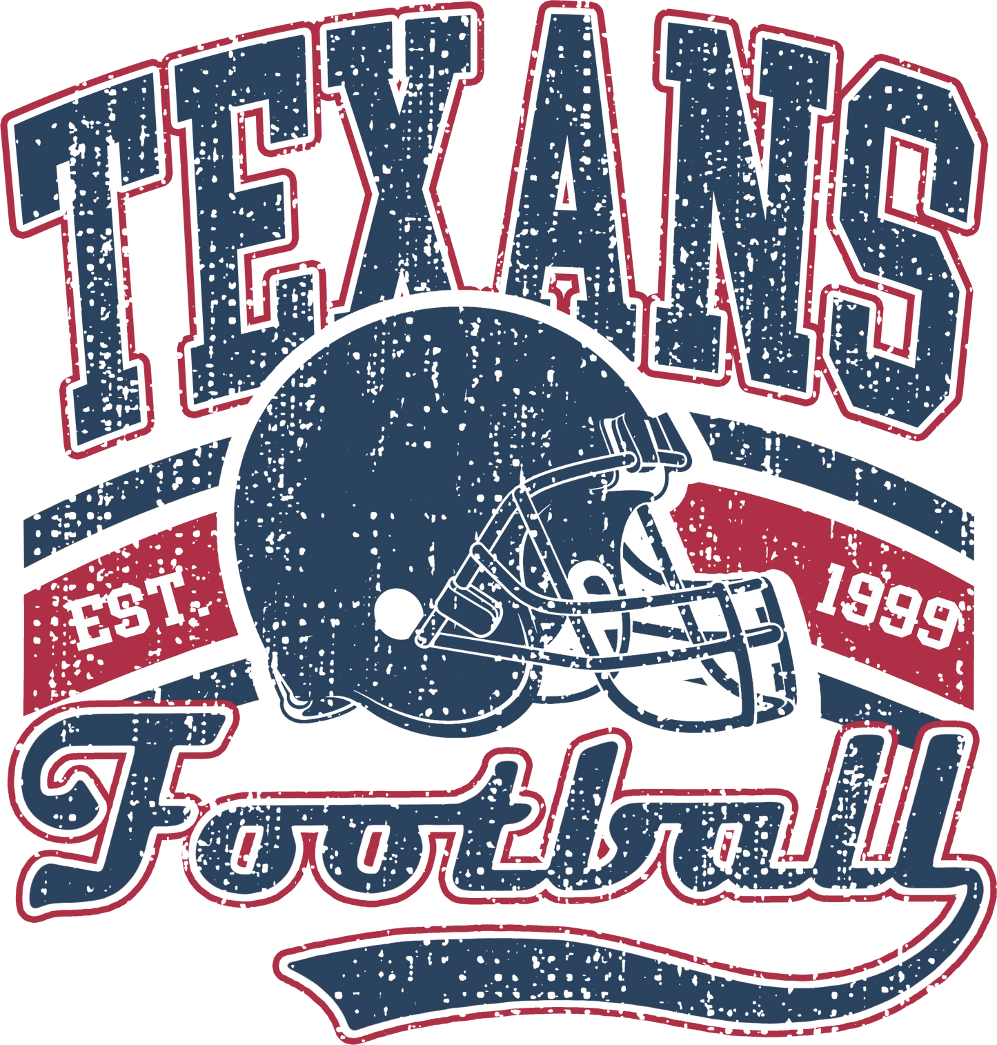 PO24-3 Texans Football, DTF Transfer, Apparel & Accessories, Ace DTF