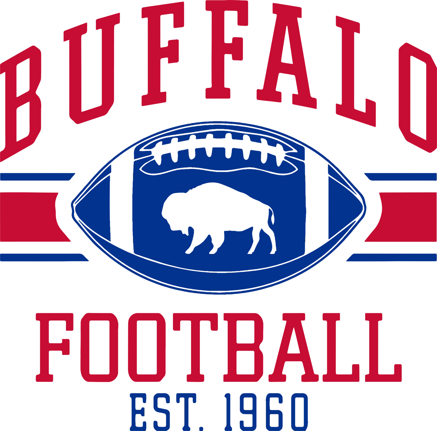 PO24-6 Buffalo Football, DTF Transfer, Apparel & Accessories, Ace DTF