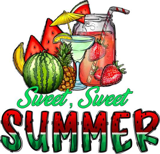 S11 - "Sweet , Sweet Summer" DTF Transfer, DTF Transfer, Apparel & Accessories, Ace DTF