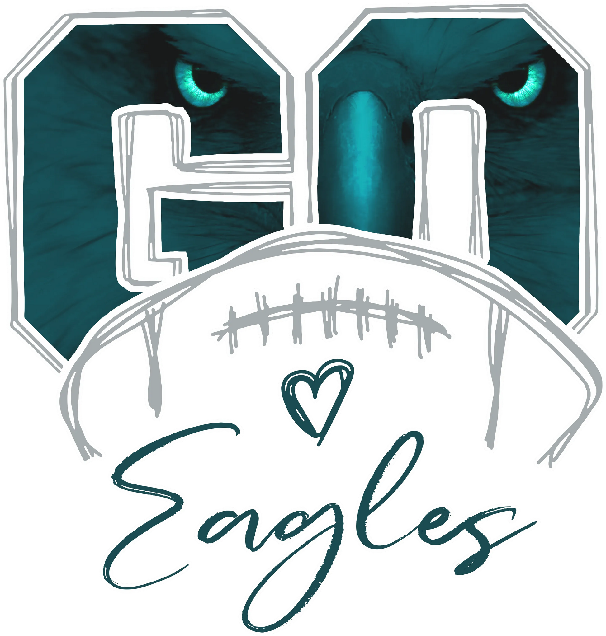 SB 3  - "Go Eagles" DTF Transfer, DTF Transfer, Apparel & Accessories, Ace DTF