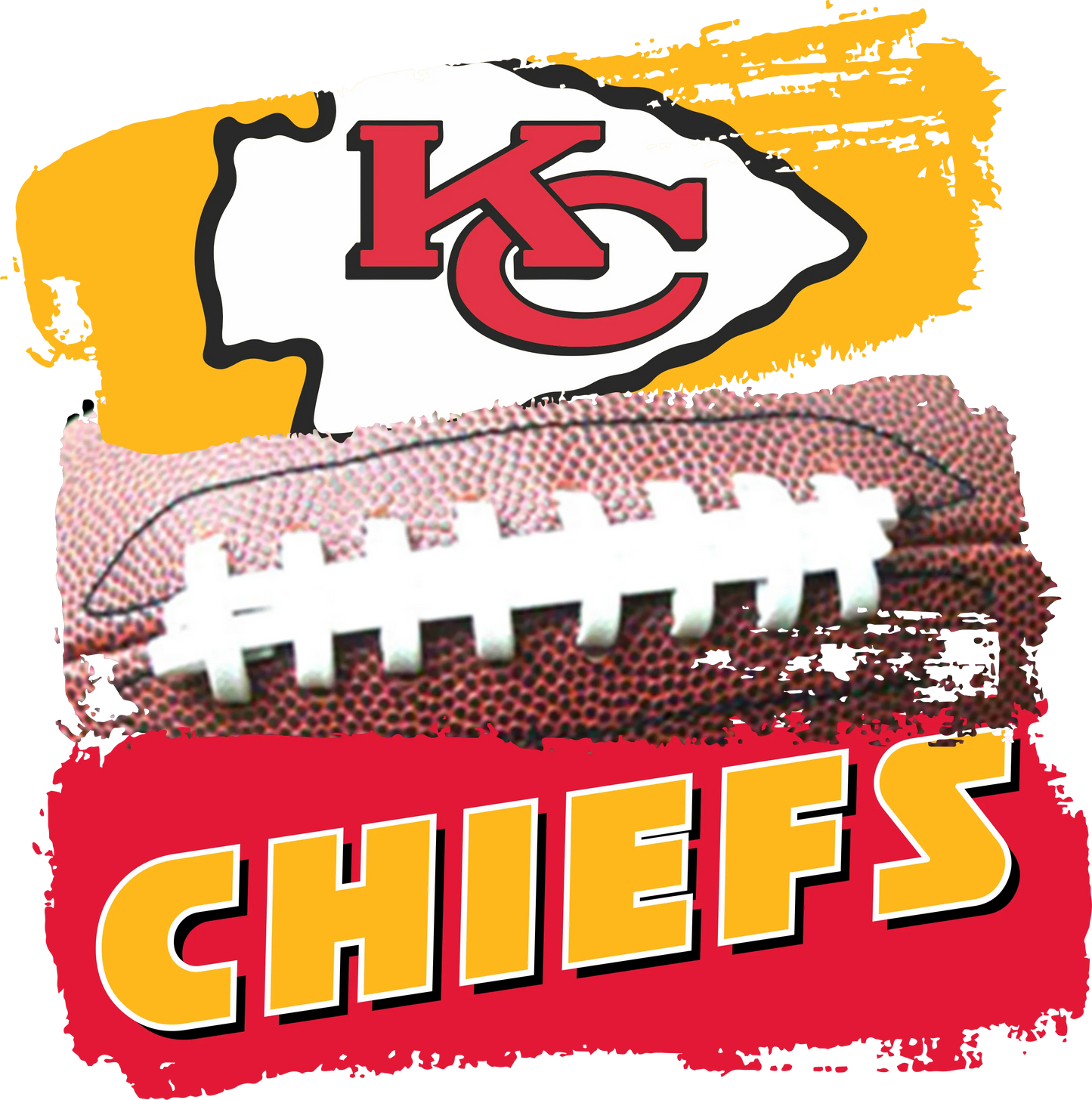 SB 7 - "Chiefs Stacked" DTF Transfer, DTF Transfer, Apparel & Accessories, Ace DTF