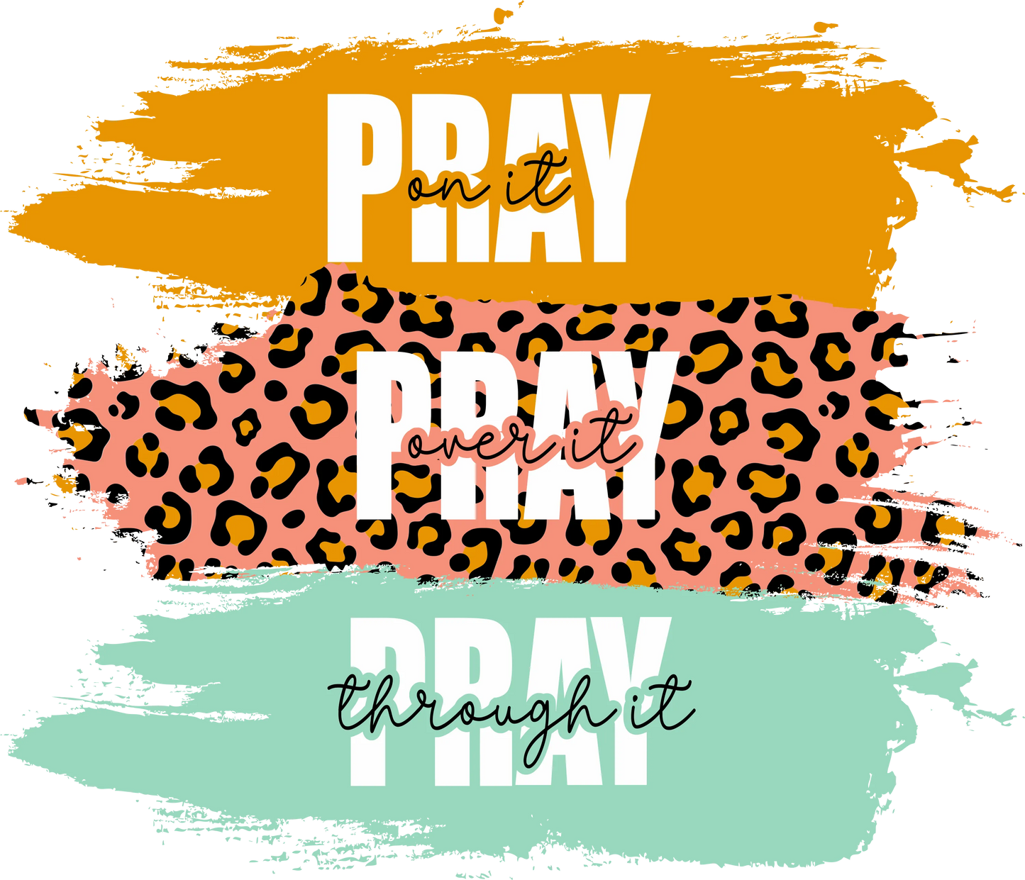SEF 22 - "Pray Pray Pray" DTF Transfer, DTF Transfer, Apparel & Accessories, Ace DTF