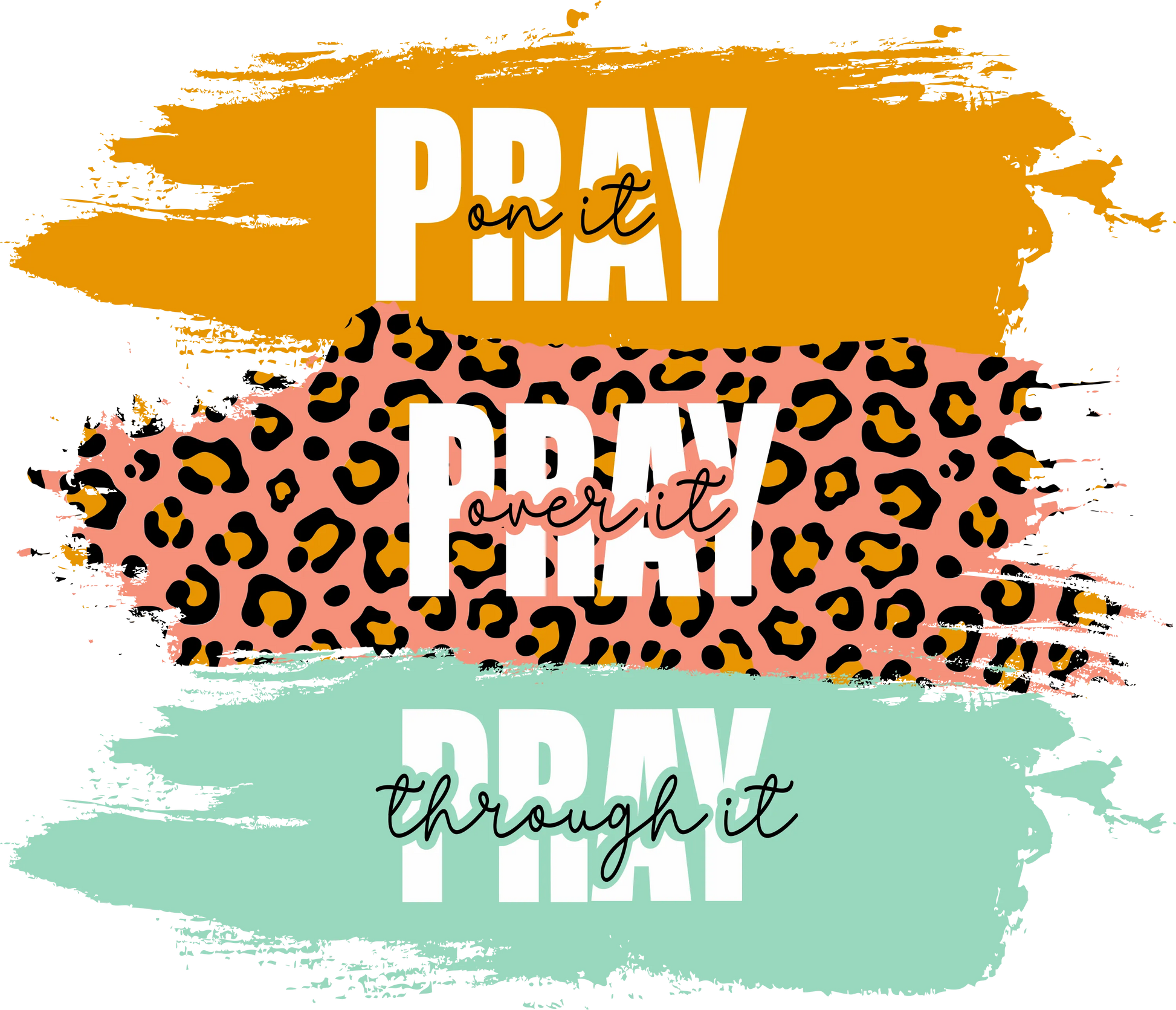 SEF 22  - "Pray Pray Pray" DTF Transfer, DTF Transfer, Apparel & Accessories, Ace DTF