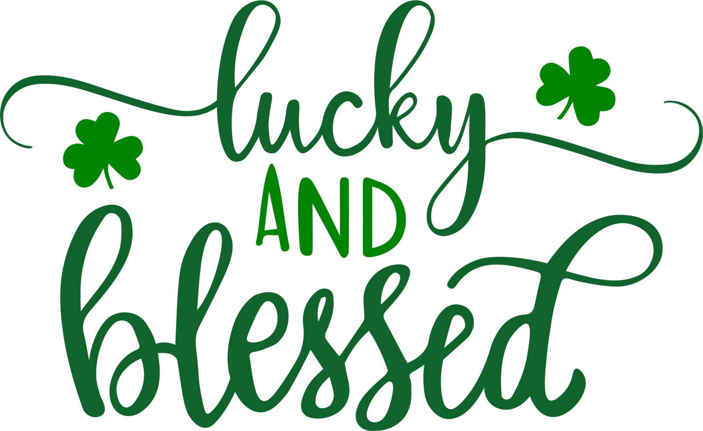 SP11 - "Lucky and Blessed" DTF Transfer