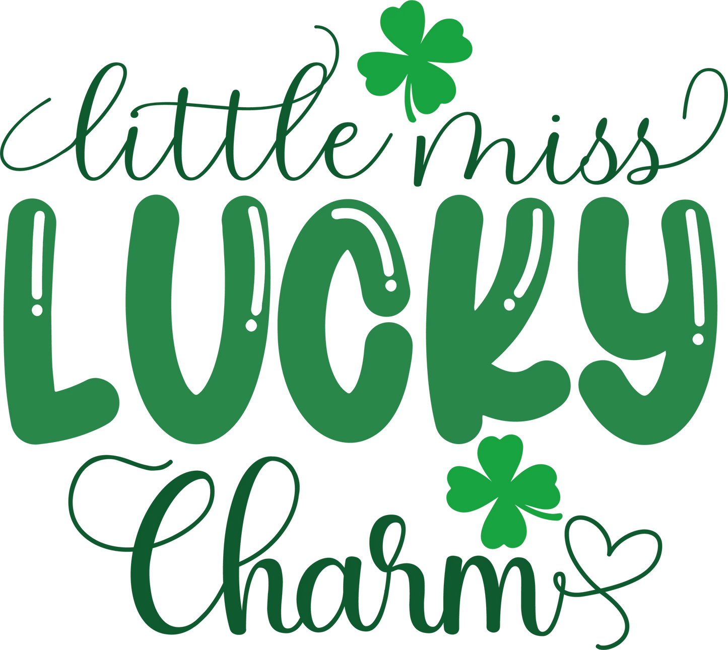 SP12 - "Little Miss Lucky" DTF Transfer