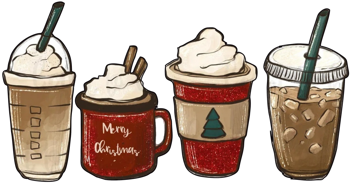 W22-13 -Starbucks Christmas, DTF Transfer, Apparel & Accessories, Ace DTF