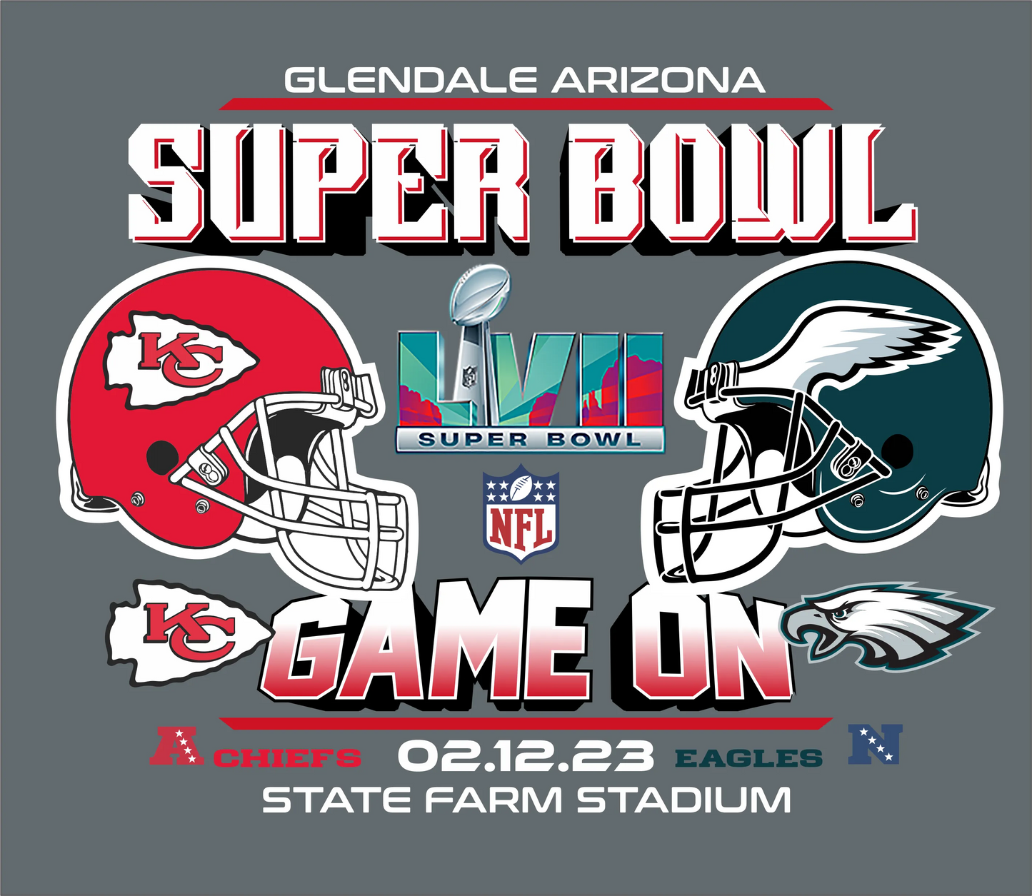 SB 2 - "Super Bowl Game On" DTF Transfer