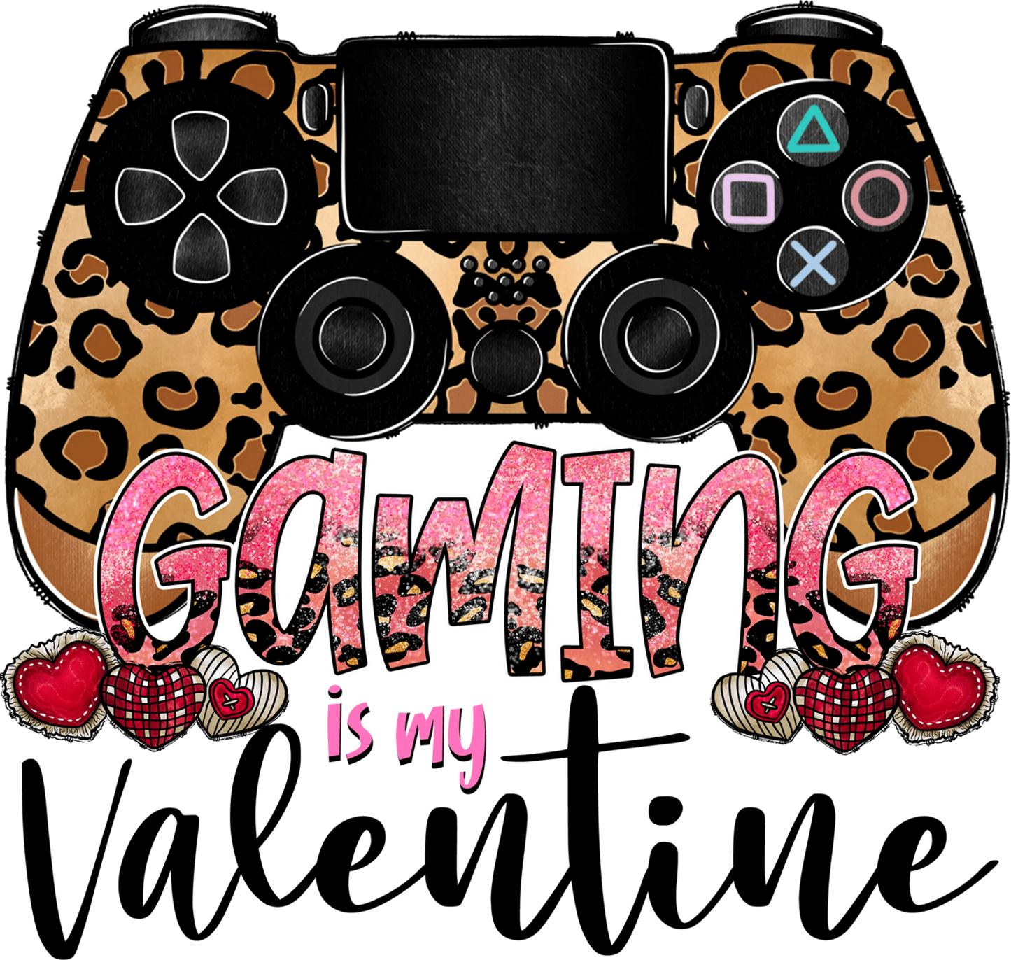 V47 - "Gaming Valentine" DTF Transfer
