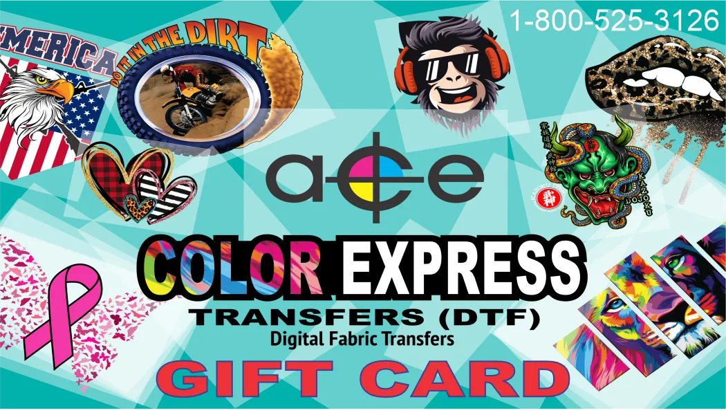 Ace DTF Gift Card, Gift Card, Gift Cards, Ace DTF