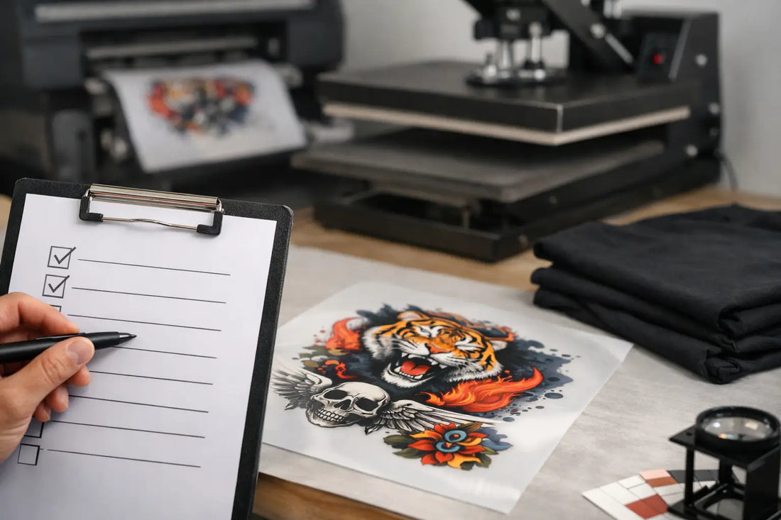 DTF Artwork Setup Checklist for Clean Prints