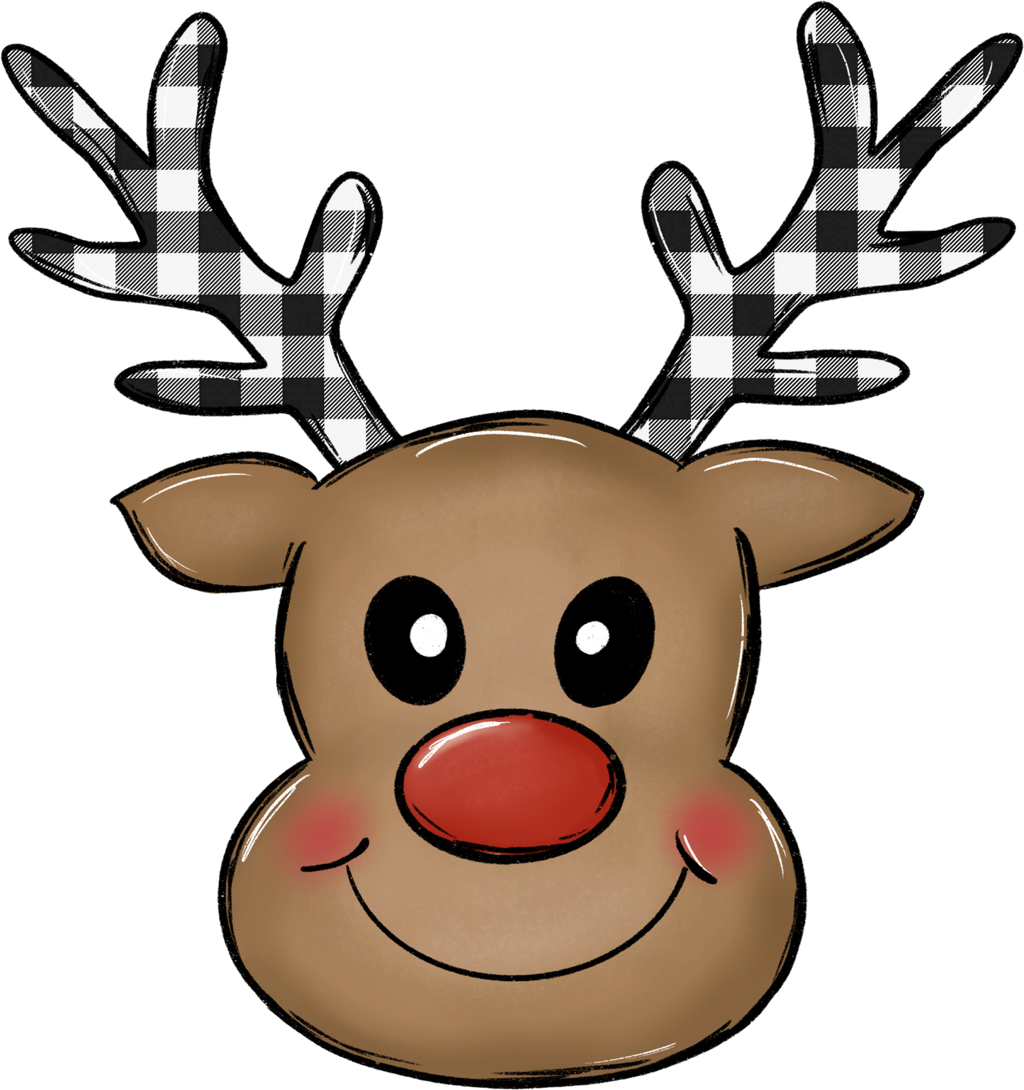 CH43 REINDEER HEAD