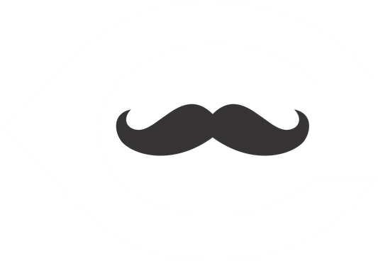 CR19 - C WITH REDLEGS MUSTACHE