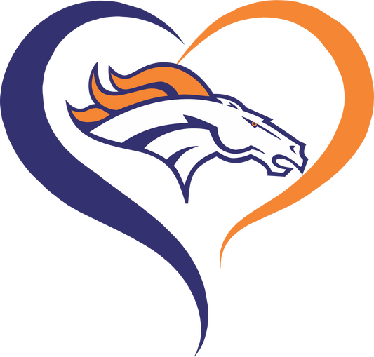 PO25 -12 BRONCOS HEART