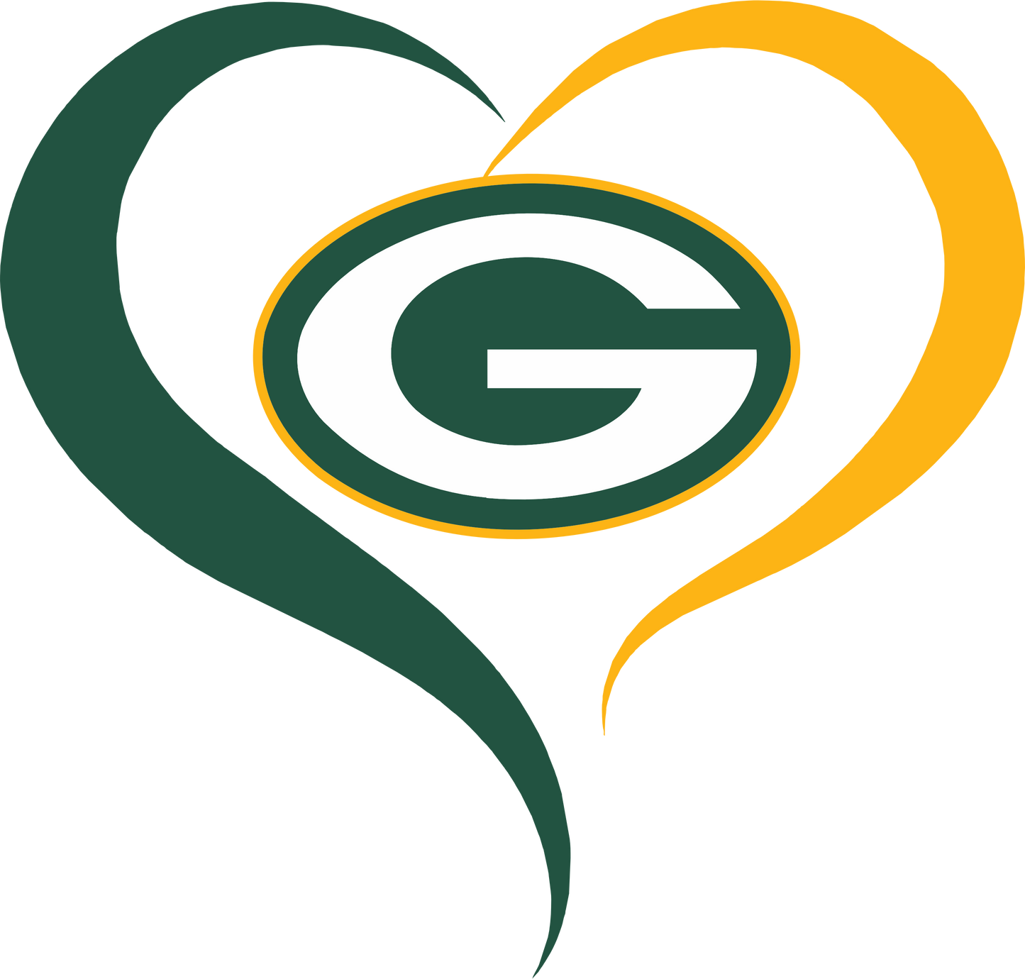 PO25 -26 PACKERS HEART