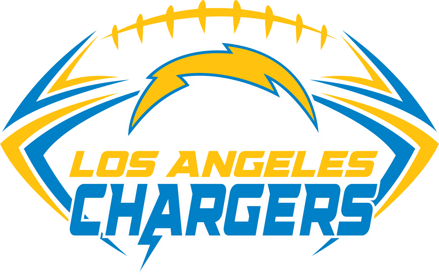 PO25 - 3 LA CHARGERS FOOTBALL