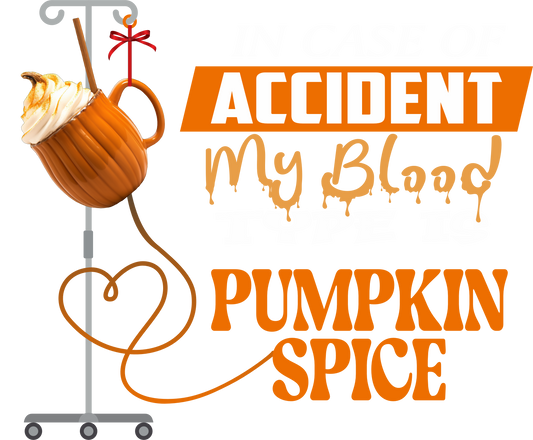 TA44 PUMPKIN SPICE BLOOD TYPE