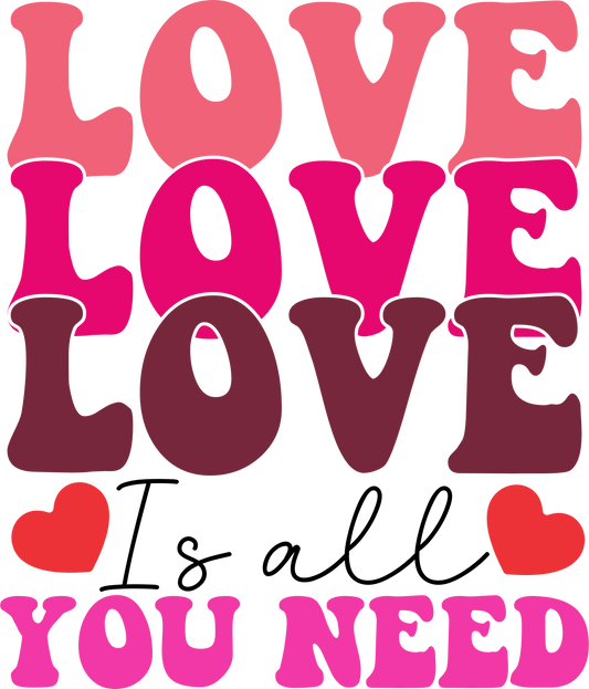 VD25-4 LOVE IS ALL YOU NEED