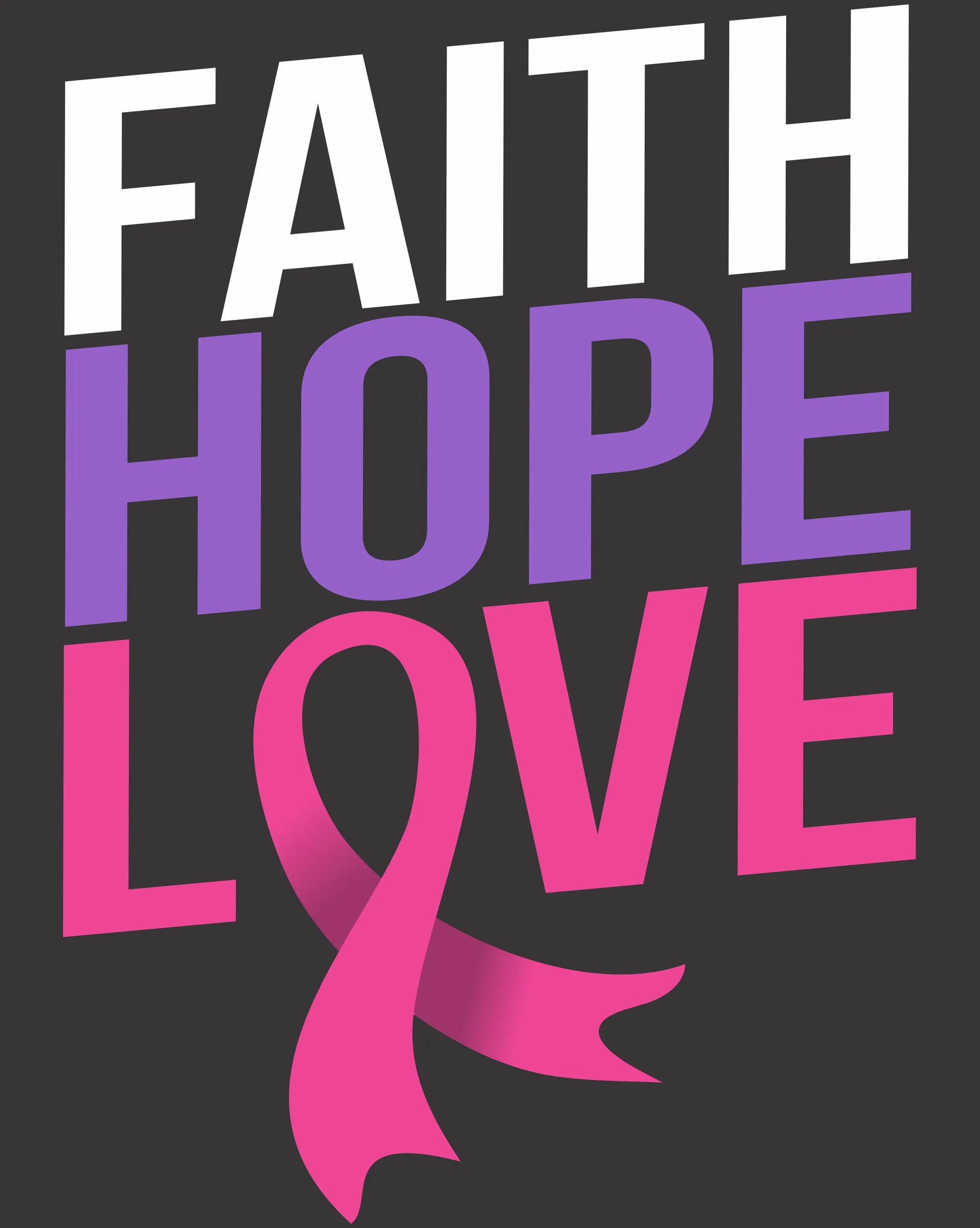 BC9 - FAITH HOPE LOVE, DTF Transfer, Apparel & Accessories, Ace DTF