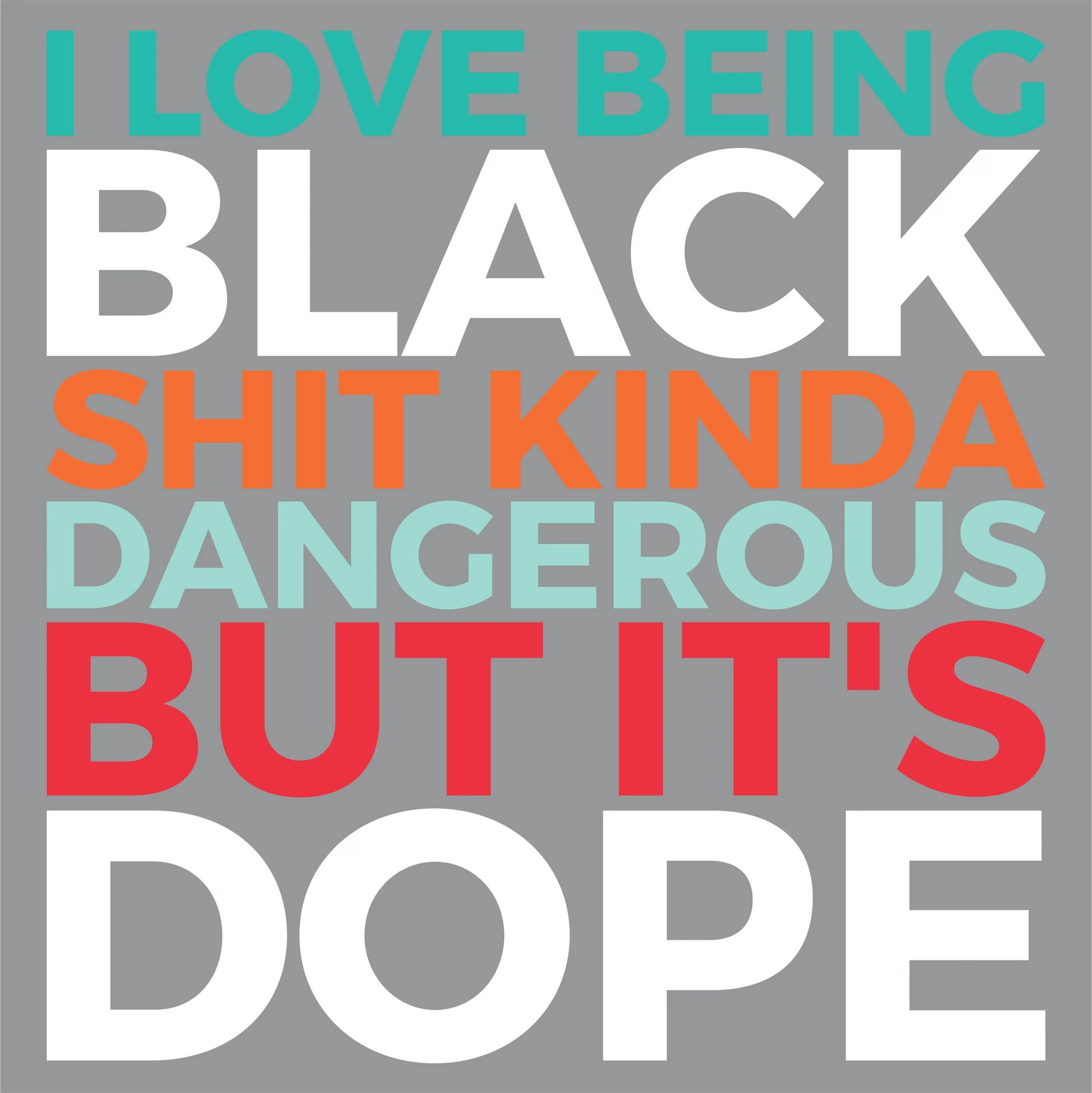 BHM 2  - "I Love Being Black" DTF Transfer, DTF Transfer, Apparel & Accessories, Ace DTF