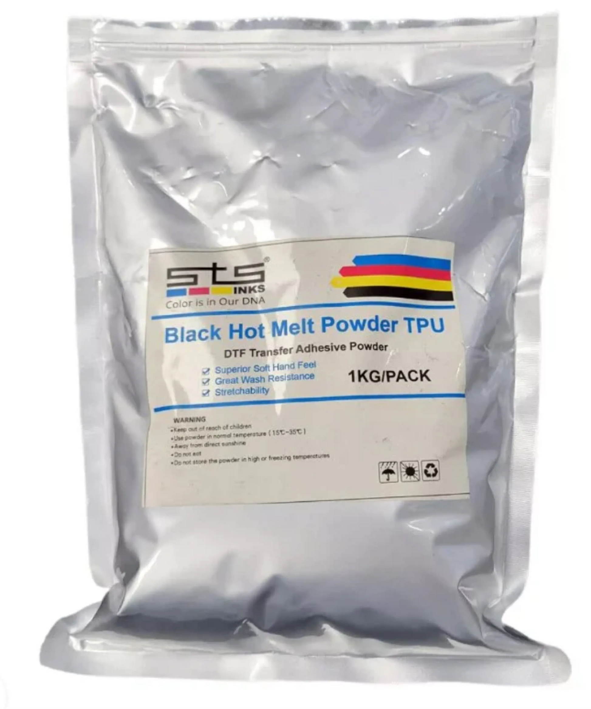 BLACK DTF Transfer Powder 1 kg, DTF Supplies, Apparel & Accessories, Ace DTF