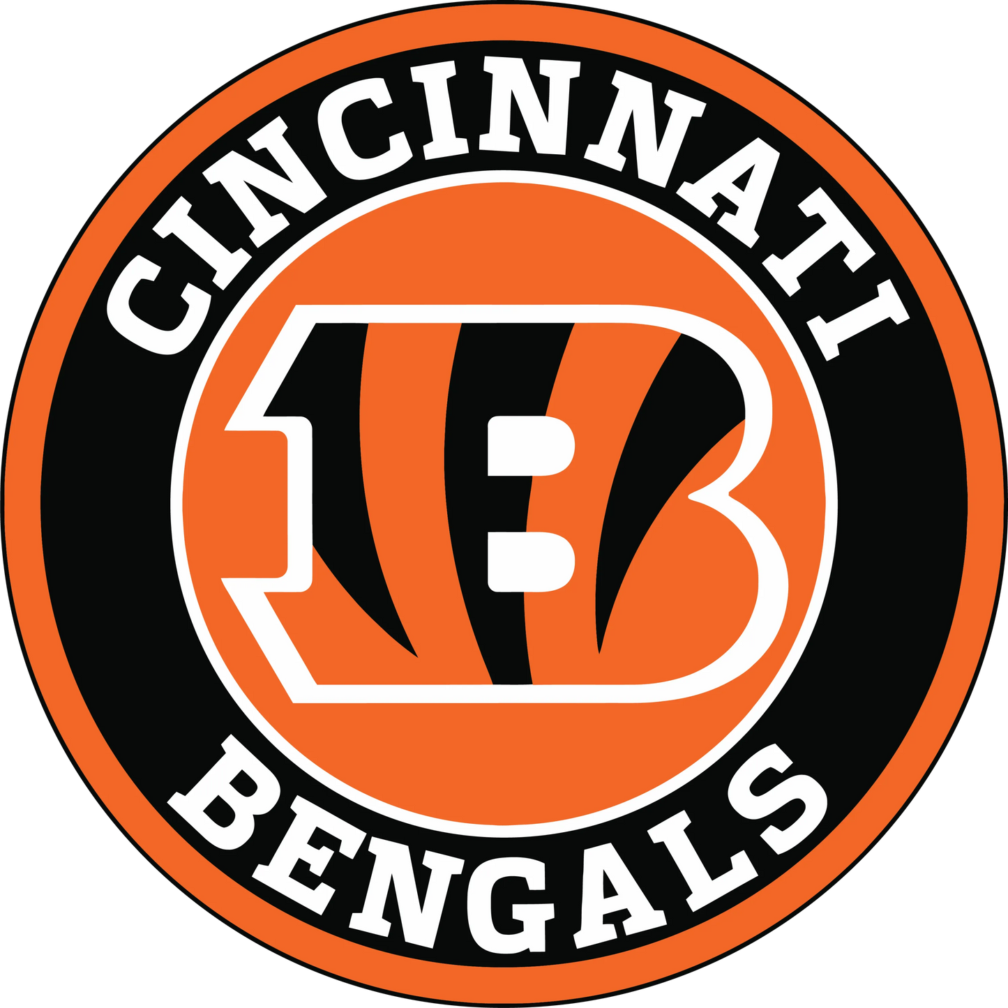 CB11 - "Bengals Circle" DTF Transfer, DTF Transfer, Apparel & Accessories, Ace DTF