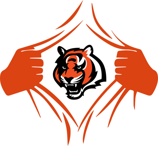 CB21 - "Open Chest Bengals" DTF Transfer, DTF Transfer, Apparel & Accessories, Ace DTF